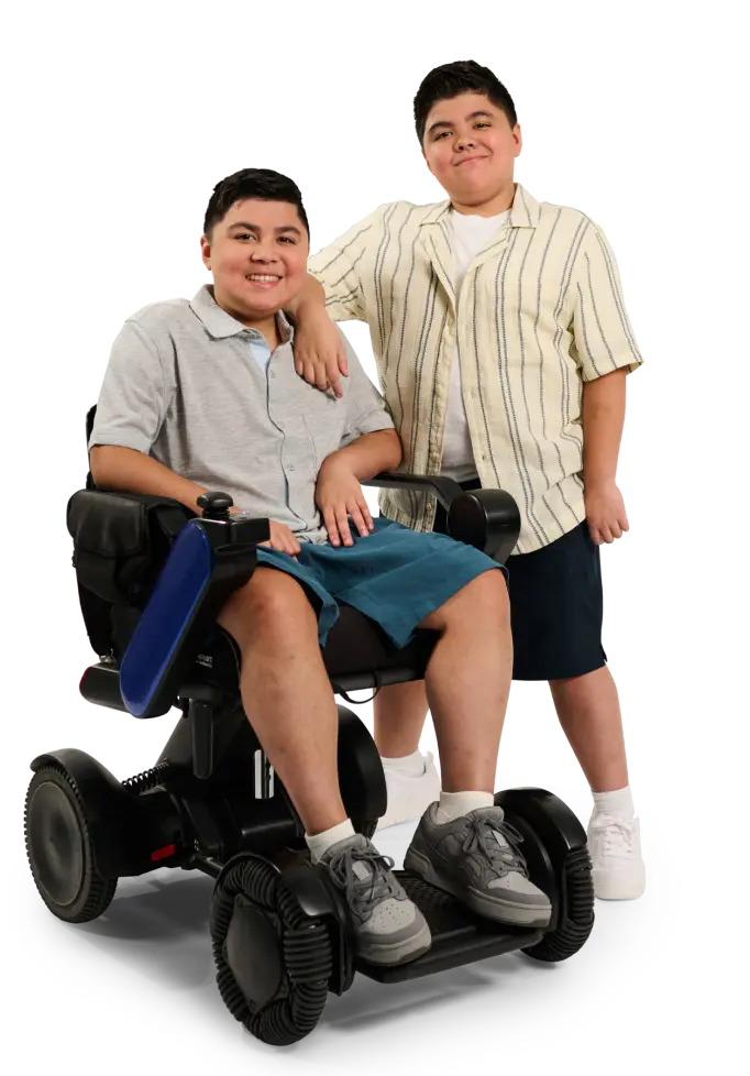 Naythan and Ethan, both taking DUVYZAT for 5+ years